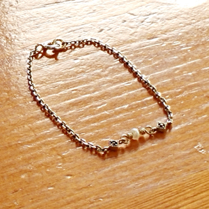 baby pearl ankle bracelet